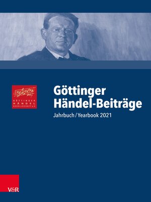 cover image of Göttinger Händel-Beiträge, Band 22